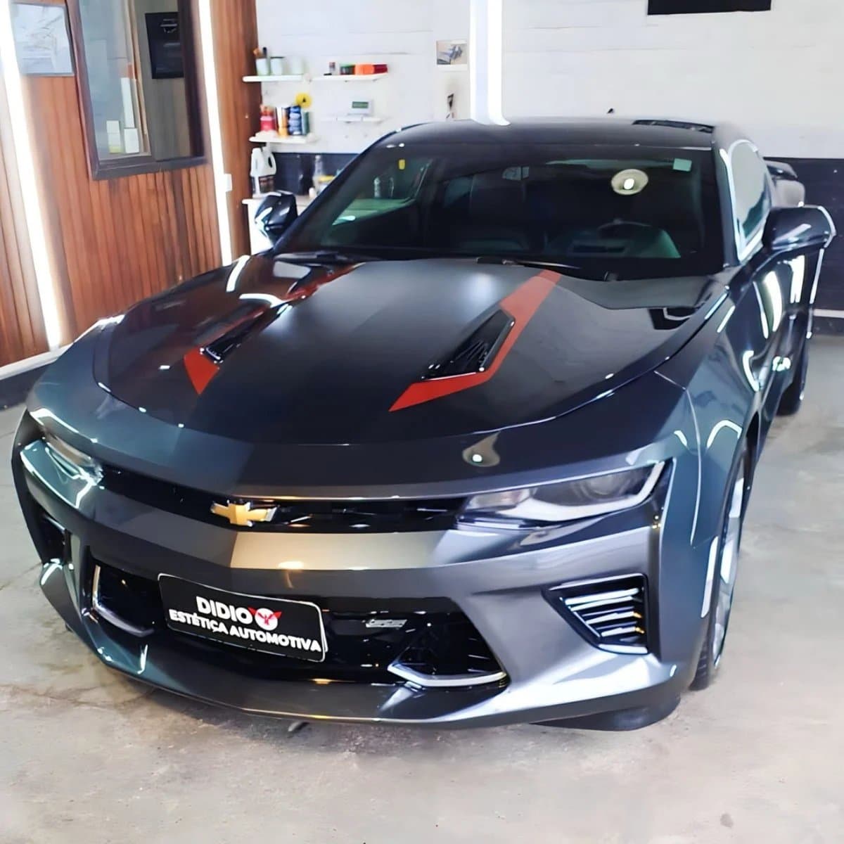 Chevrolet Camaro após detailing e vitrificação na Didio