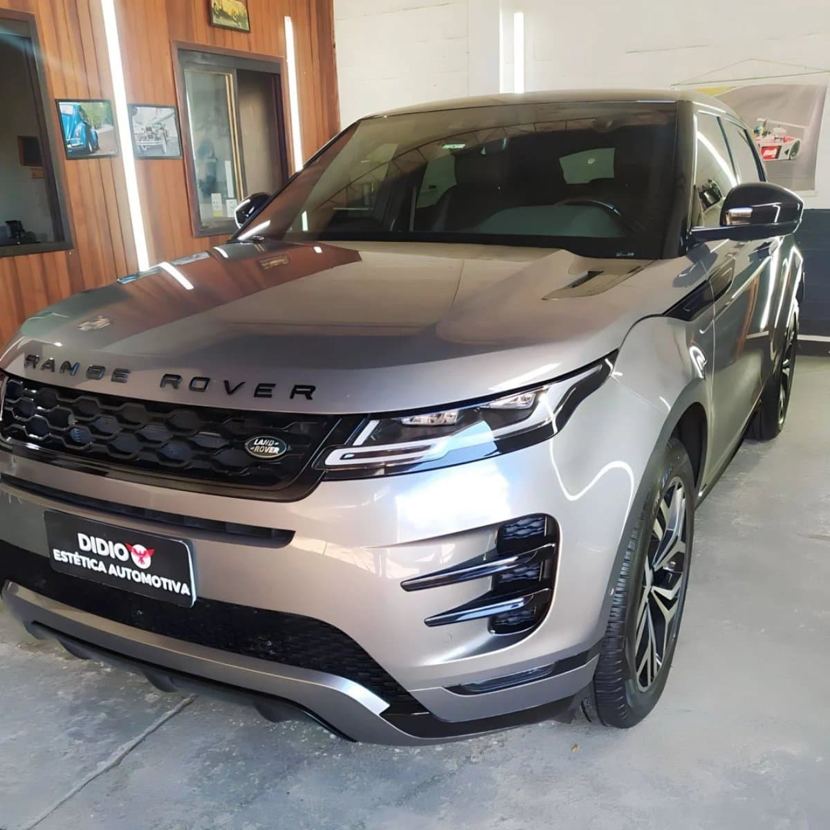 Range Rover Evoque bronze após detailing na Didio